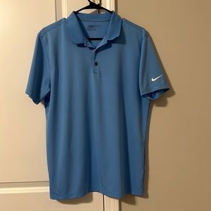 Blue Nike Golf dri fit polo